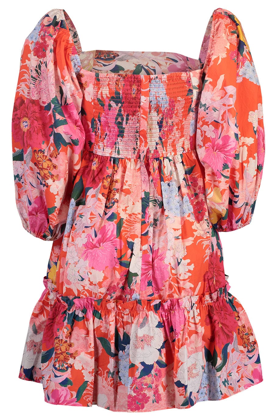 CARA CARA-Sip Sip Puff Sleeve Dress-