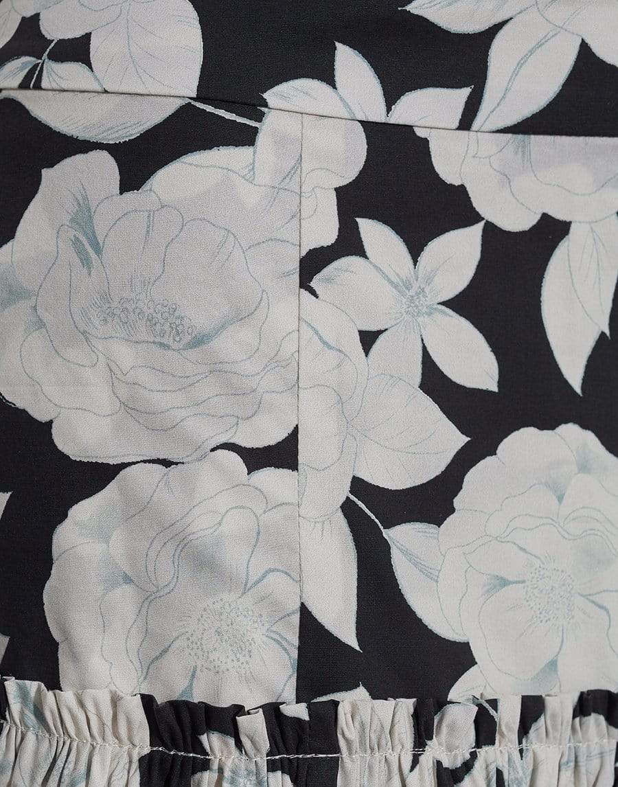 CARA CARA-Black Floral Tisbury Skirt-