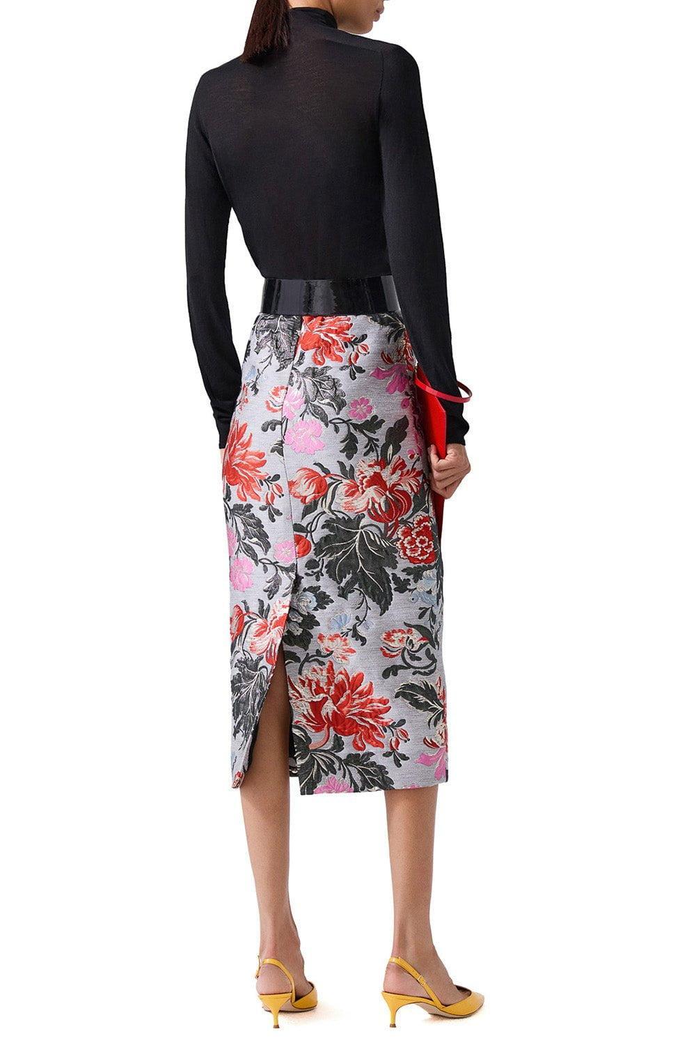 CAROLINA HERRERA-Sheer Long Sleeve Turtleneck-