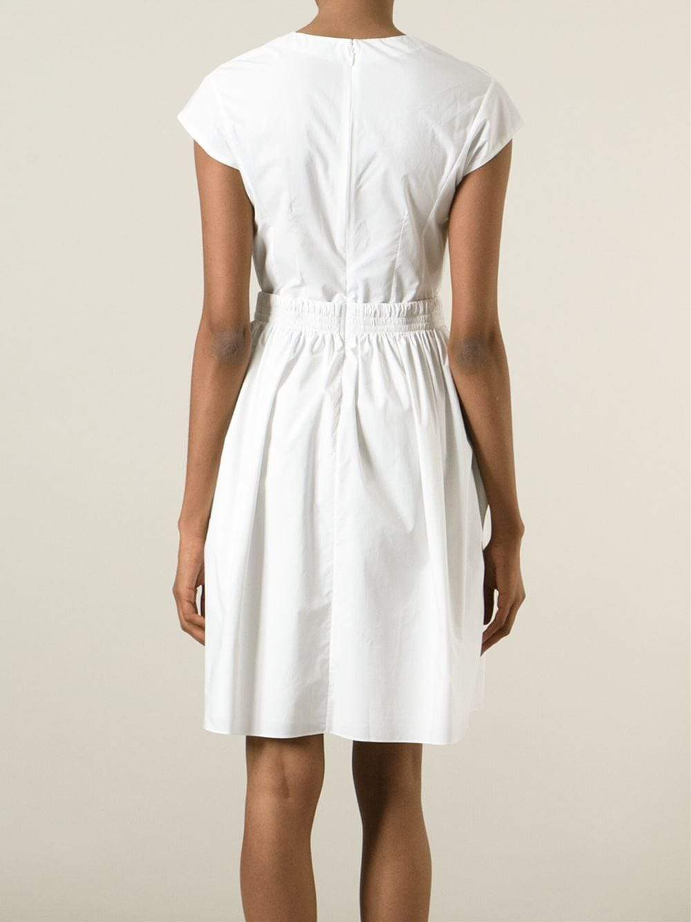 CARVEN-Eyelet Dress-