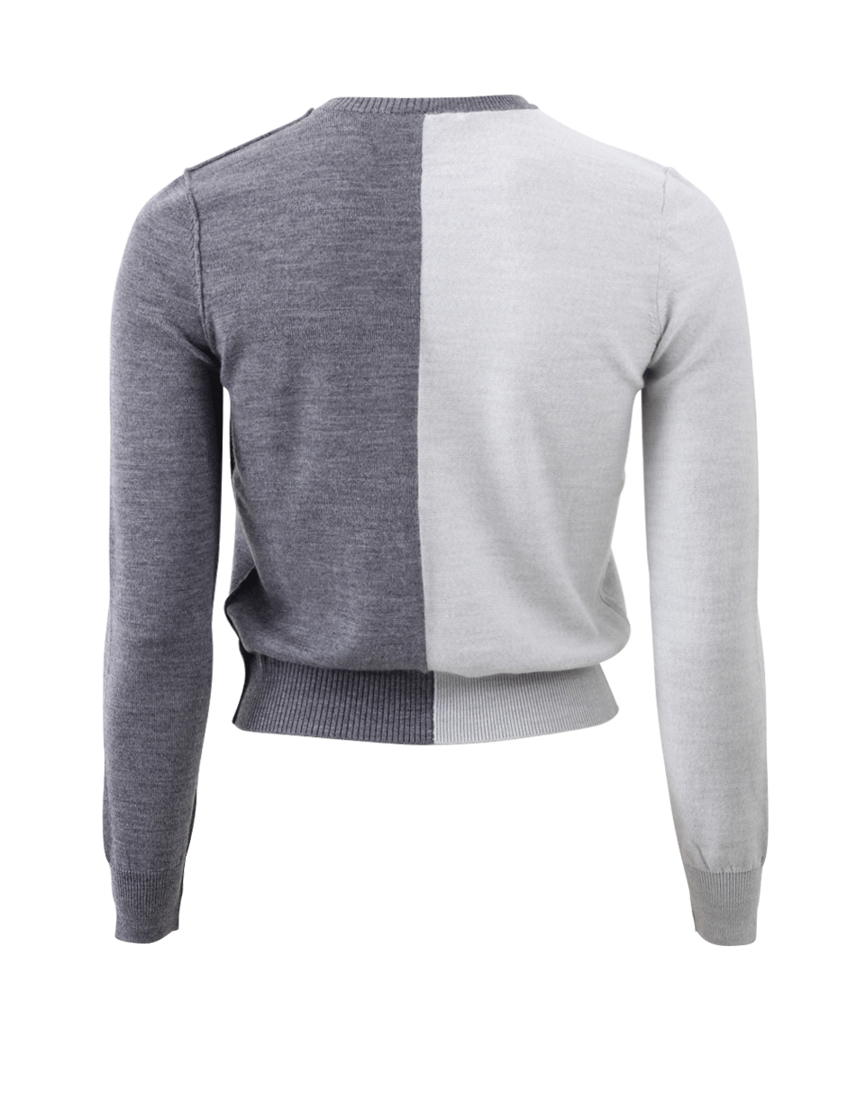 CARVEN-Bi-Color Cardigan-