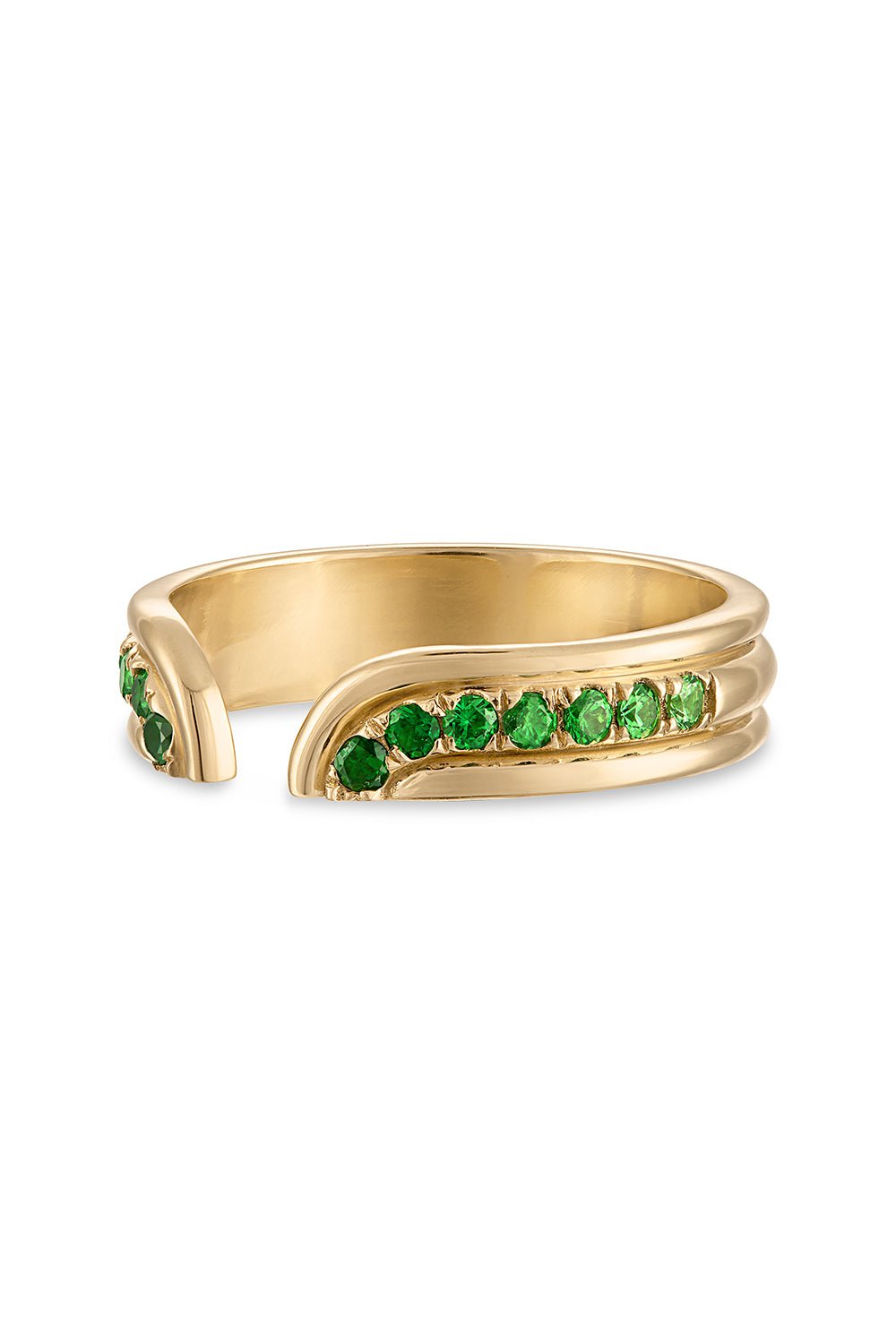 CASEY PEREZ-TSVAORITE KLEIN RING-