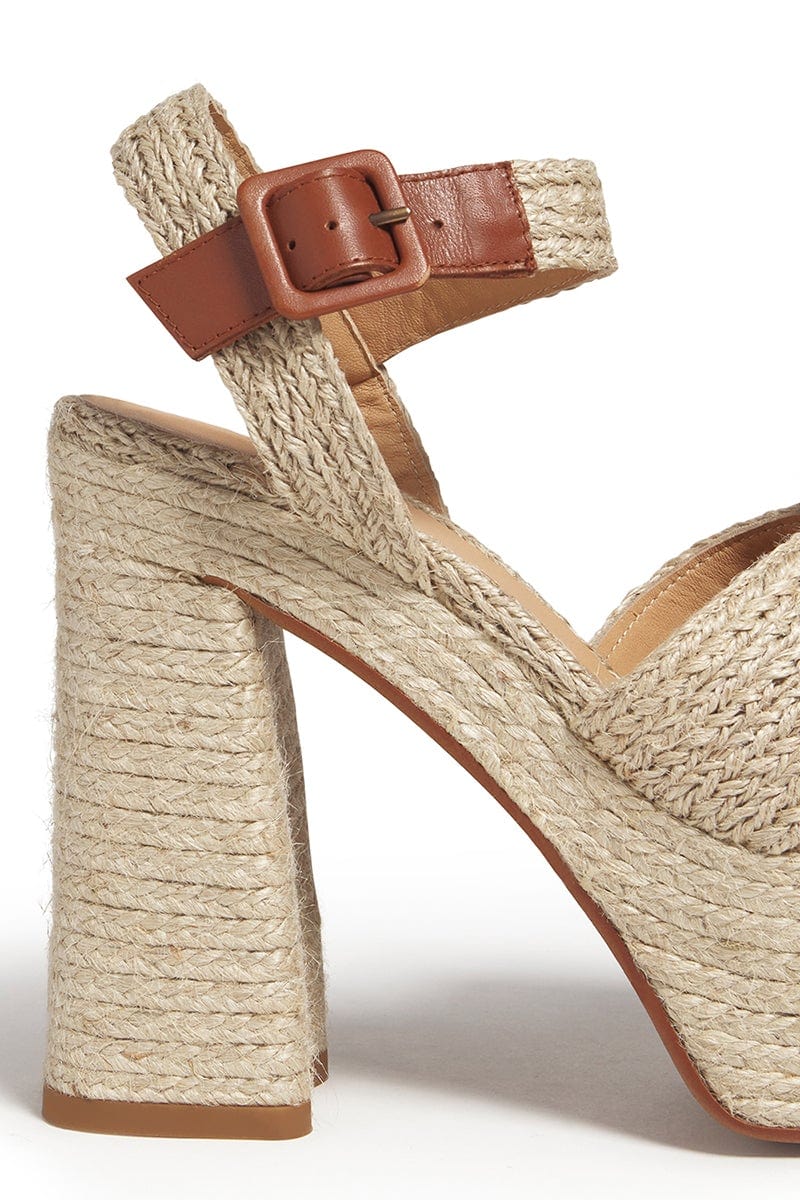 CASTANER-Amaia Raffia Platform Sandal-