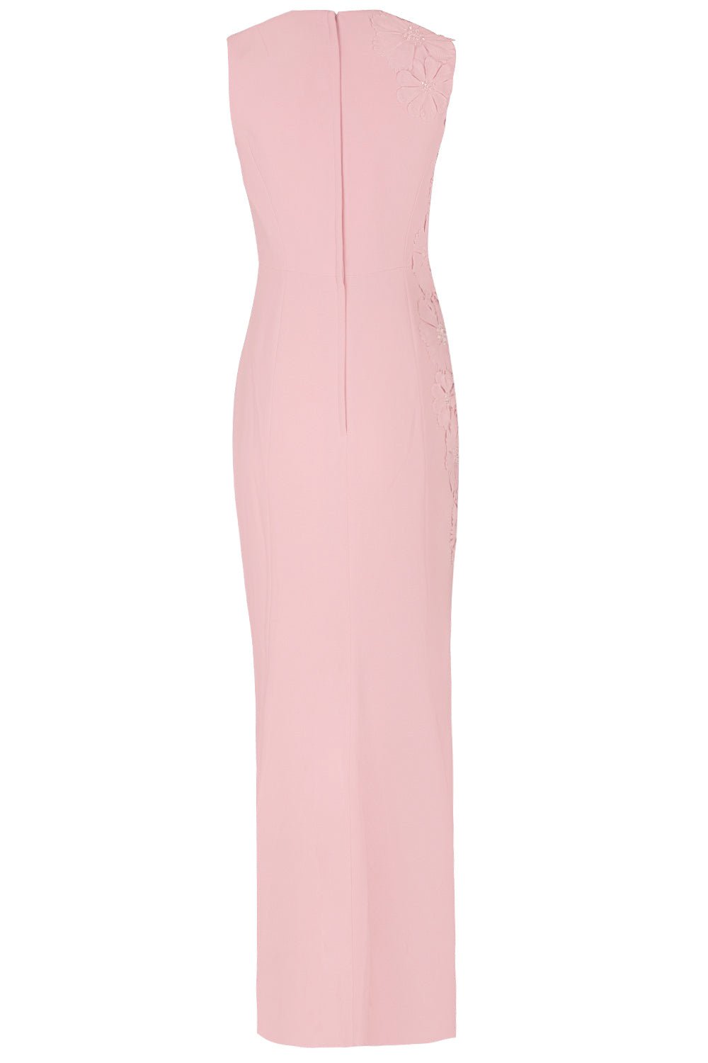 CATHERINE REGEHR-Jewel Neck Sheath Dress-