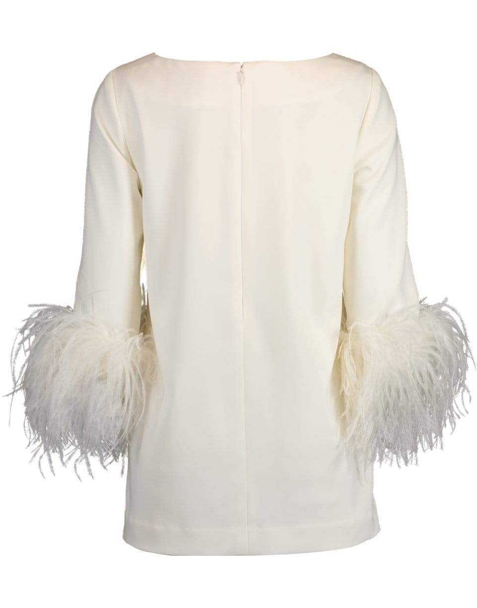CATHERINE REGEHR-Feather Cuff Swing Top-