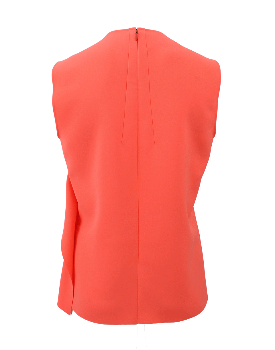 CEDRIC CHARLIER-Crewneck Pique Top-