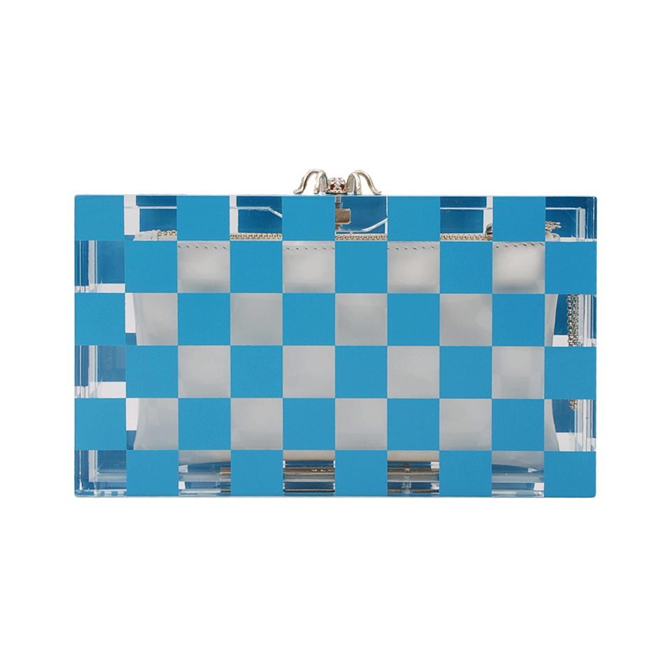 CHARLOTTE OLYMPIA-Pandora Squared Clutch-