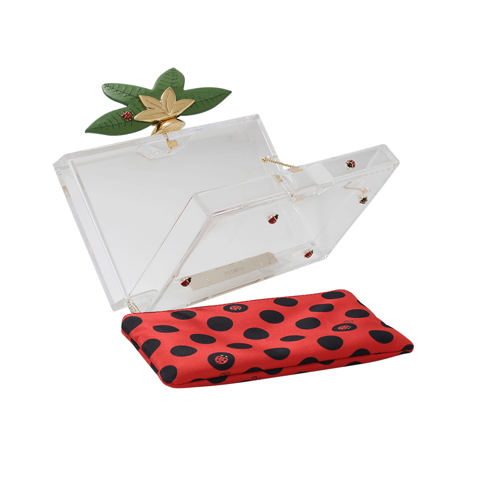 CHARLOTTE OLYMPIA-Lucky Pandora Clutch-TRANS