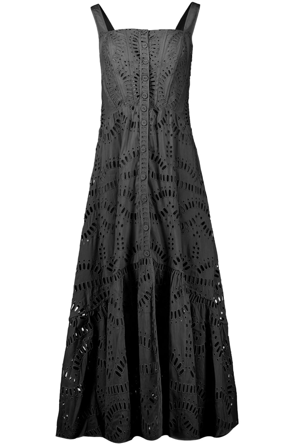 Charo Ruiz Ibiza Nissy Embroidered Maxi Dress - Black Charo Ruiz Ibiza Nissy Embroidered Maxi Dress - Black