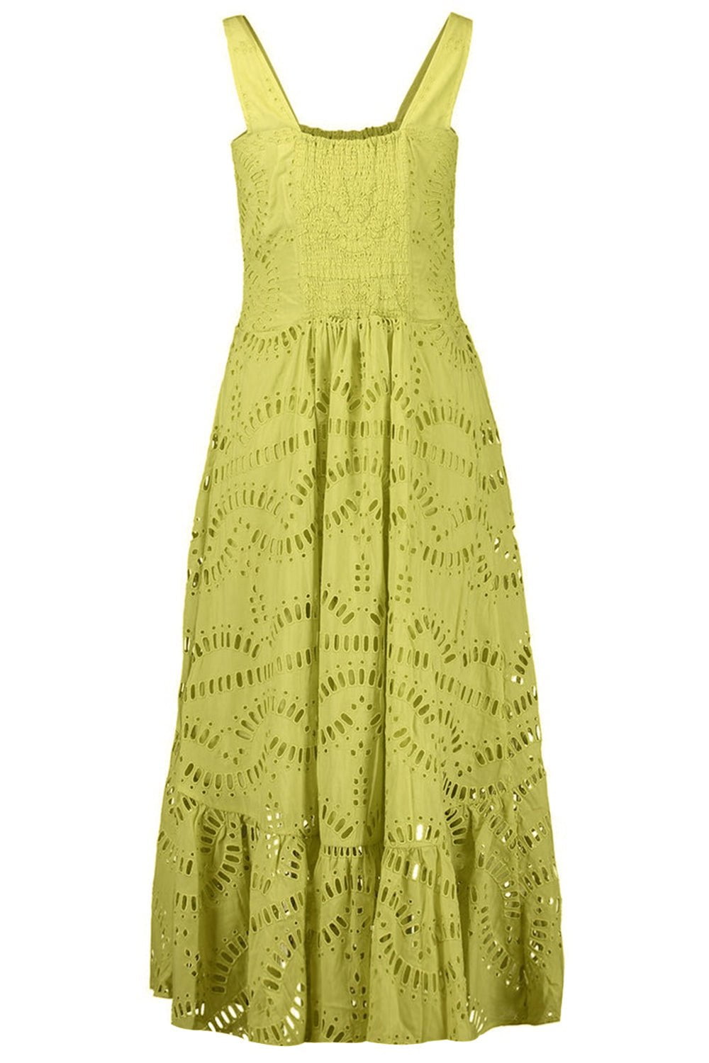 CHARO RUIZ IBIZA-Nissy Dress - Lime Punch-