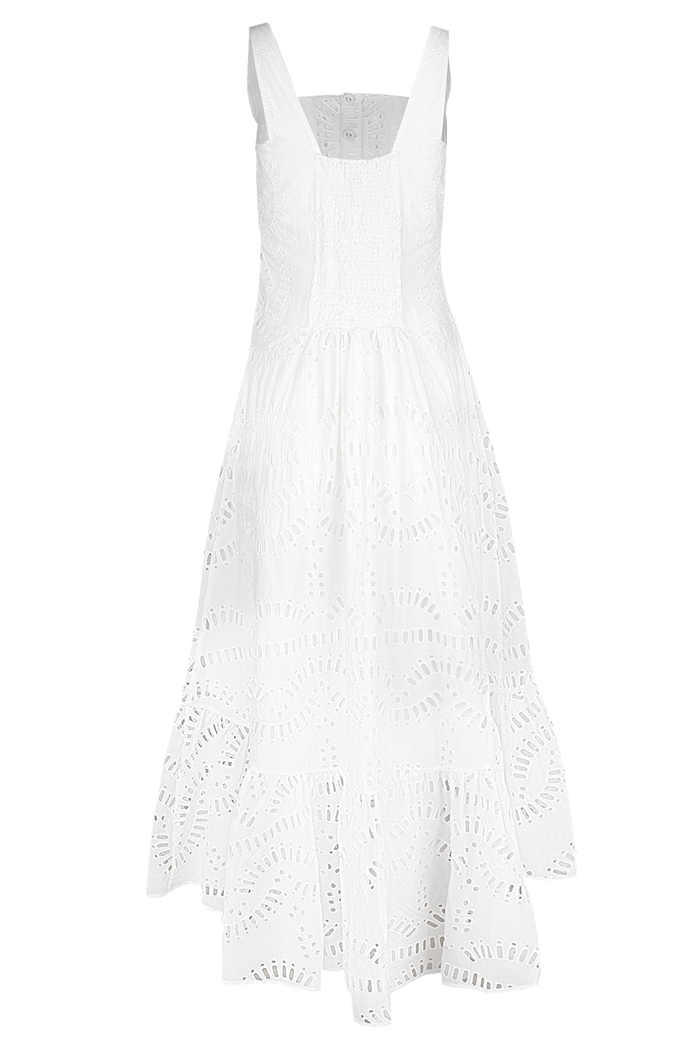 CHARO RUIZ IBIZA-Nissy Dress - White Samoa-