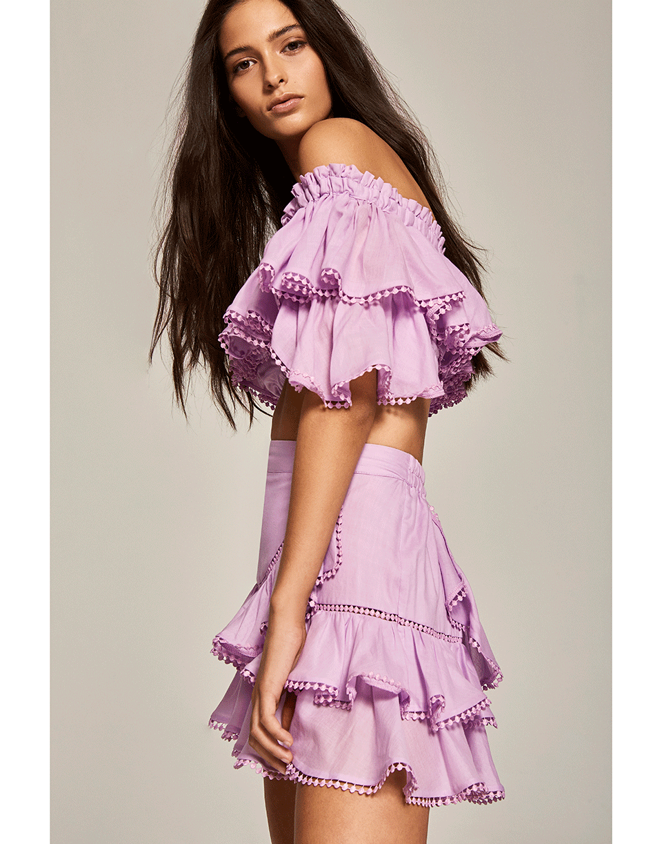 CHARO RUIZ IBIZA-Cata Off Shoulder Crop Top-