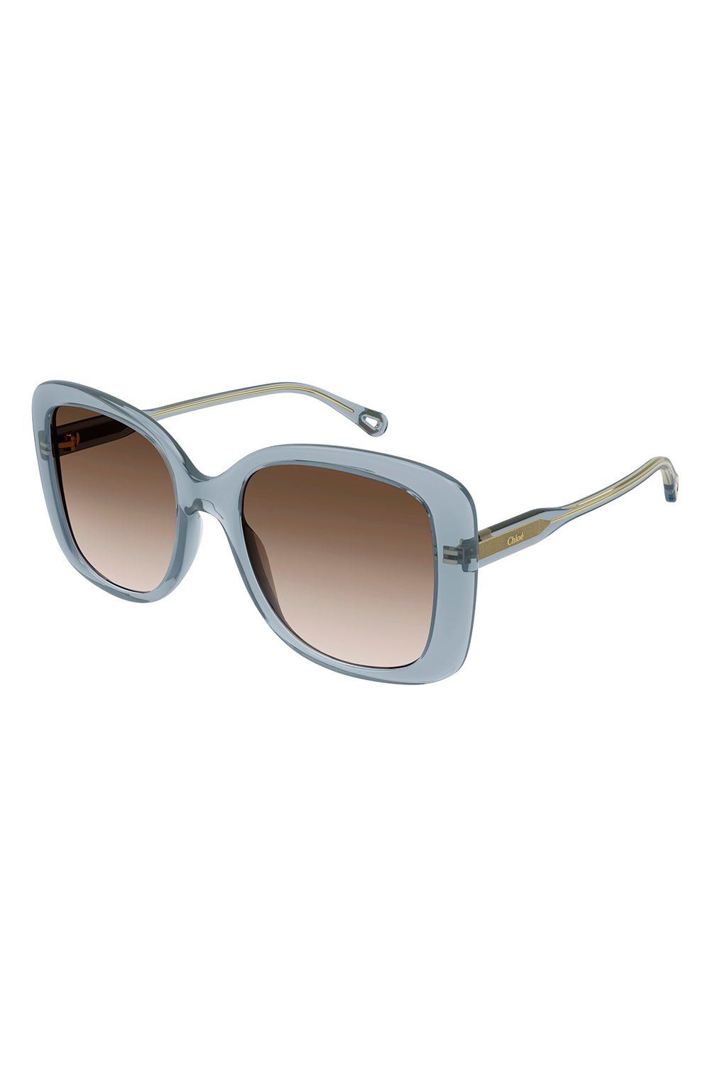 CHLOÉ-Xena Sunglasses-BLUE/BRN