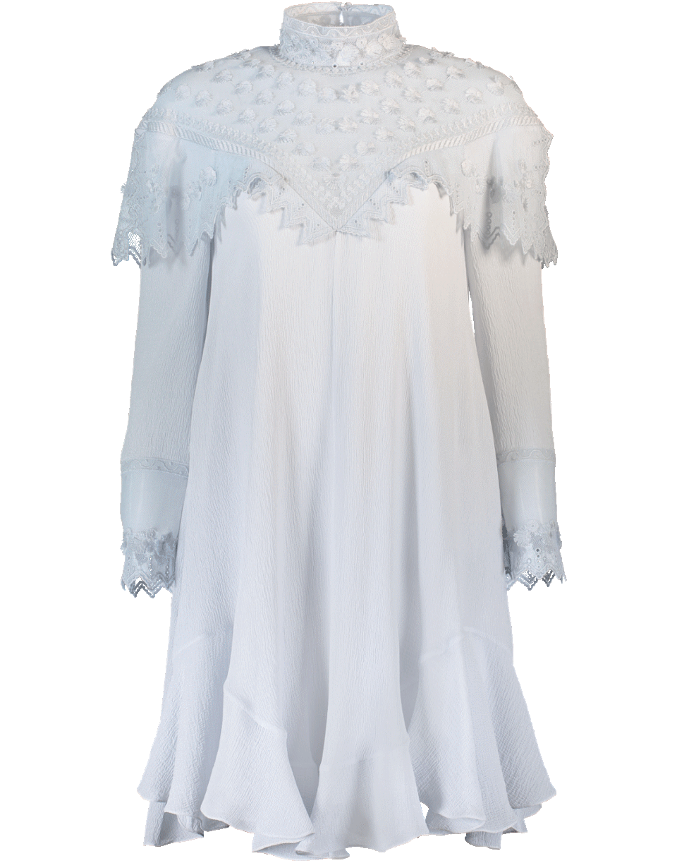 Embroidered Tulle Dress
