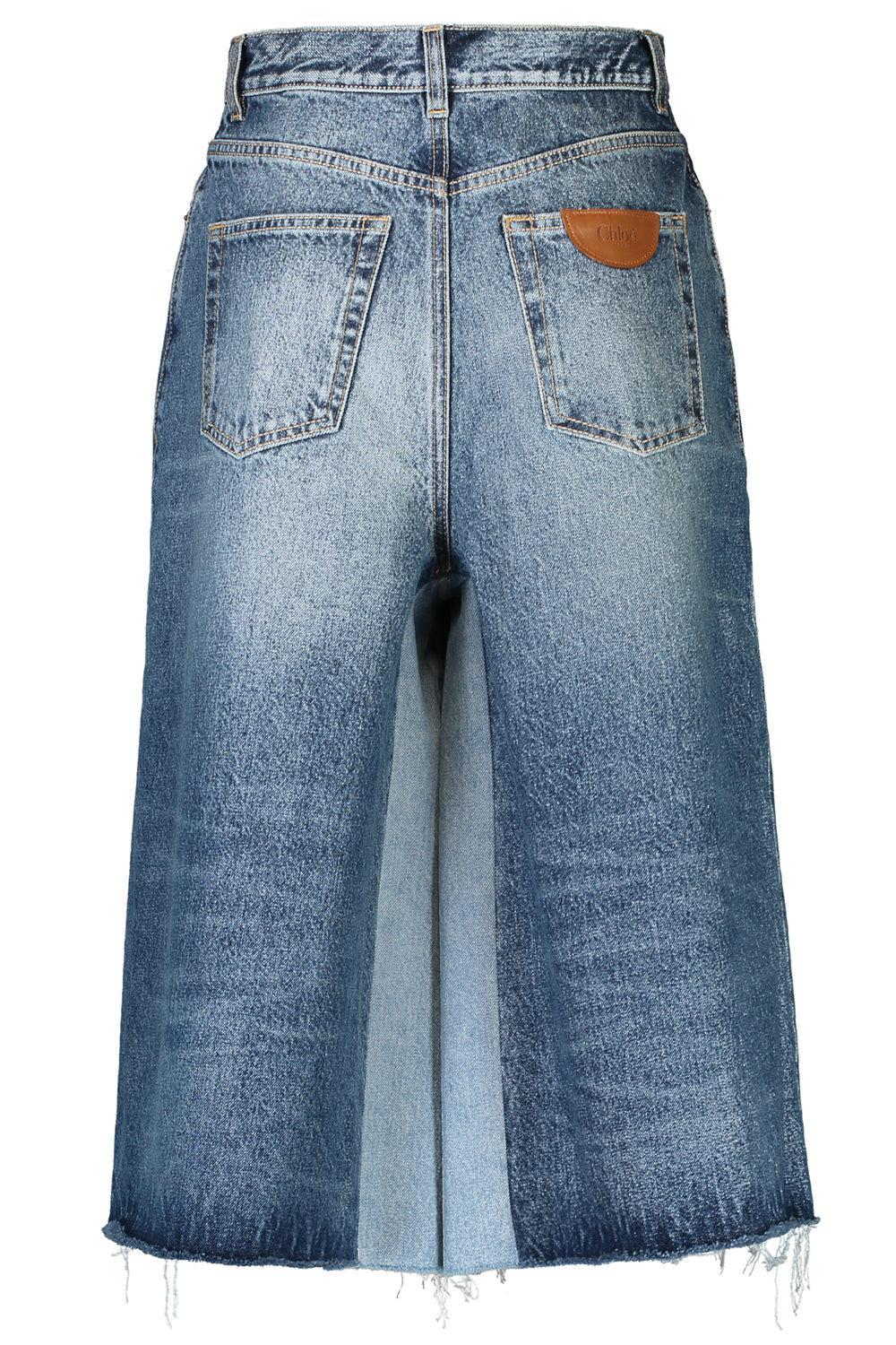 Bermuda Shorts-DKNTBLUE-36-CLOTHINGPANTCROPPED-CHLOÉ