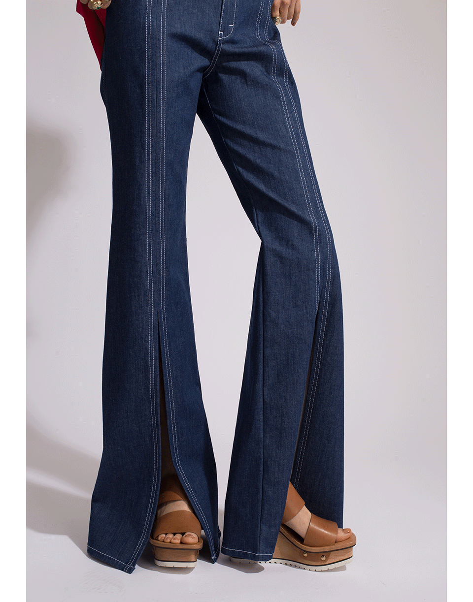 CHLOÉ-High Waist Stitched Jean-