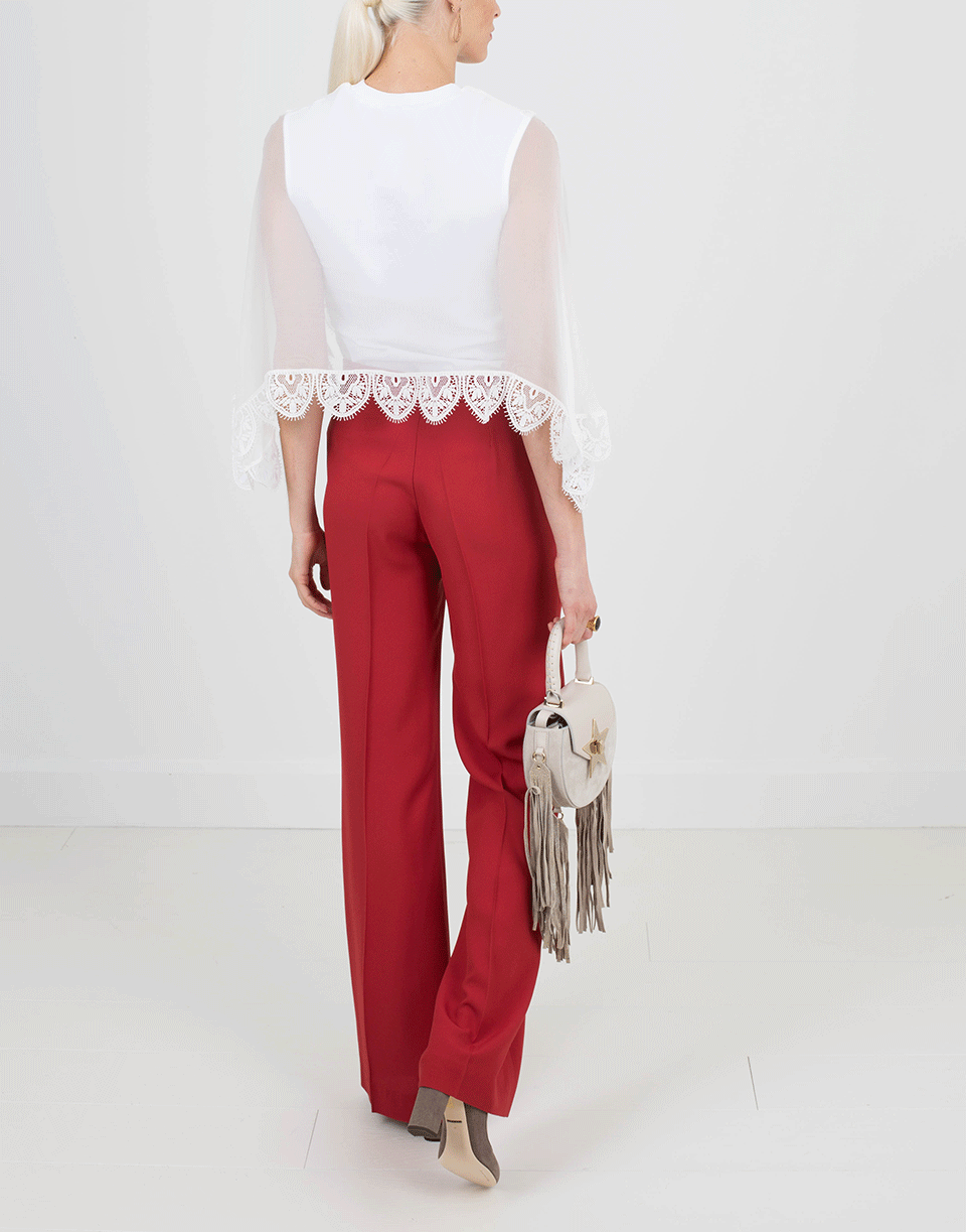 CHLOÉ-Light Cady Boot Cut Pant-