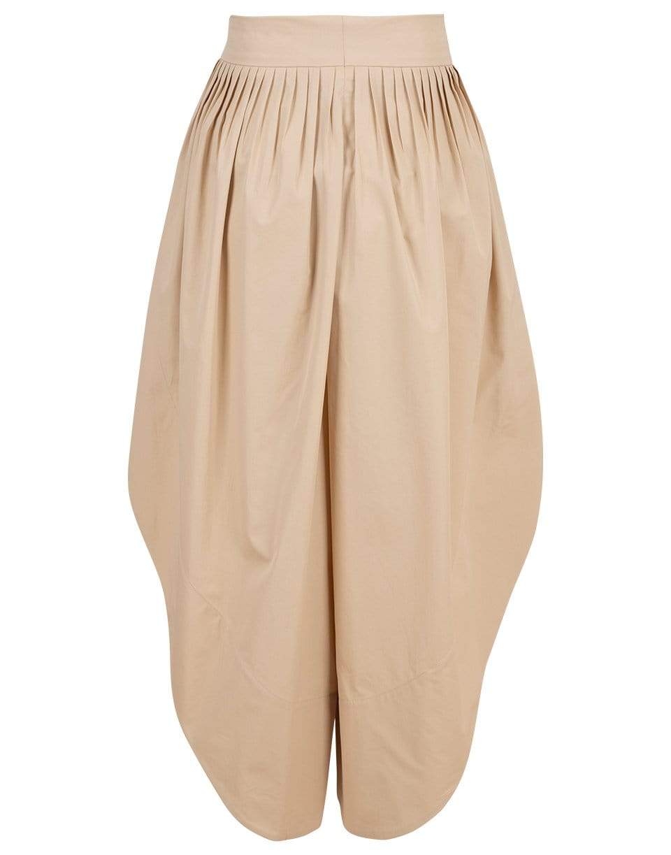 CHLOÉ-Asymmetrical Drape Trouser-