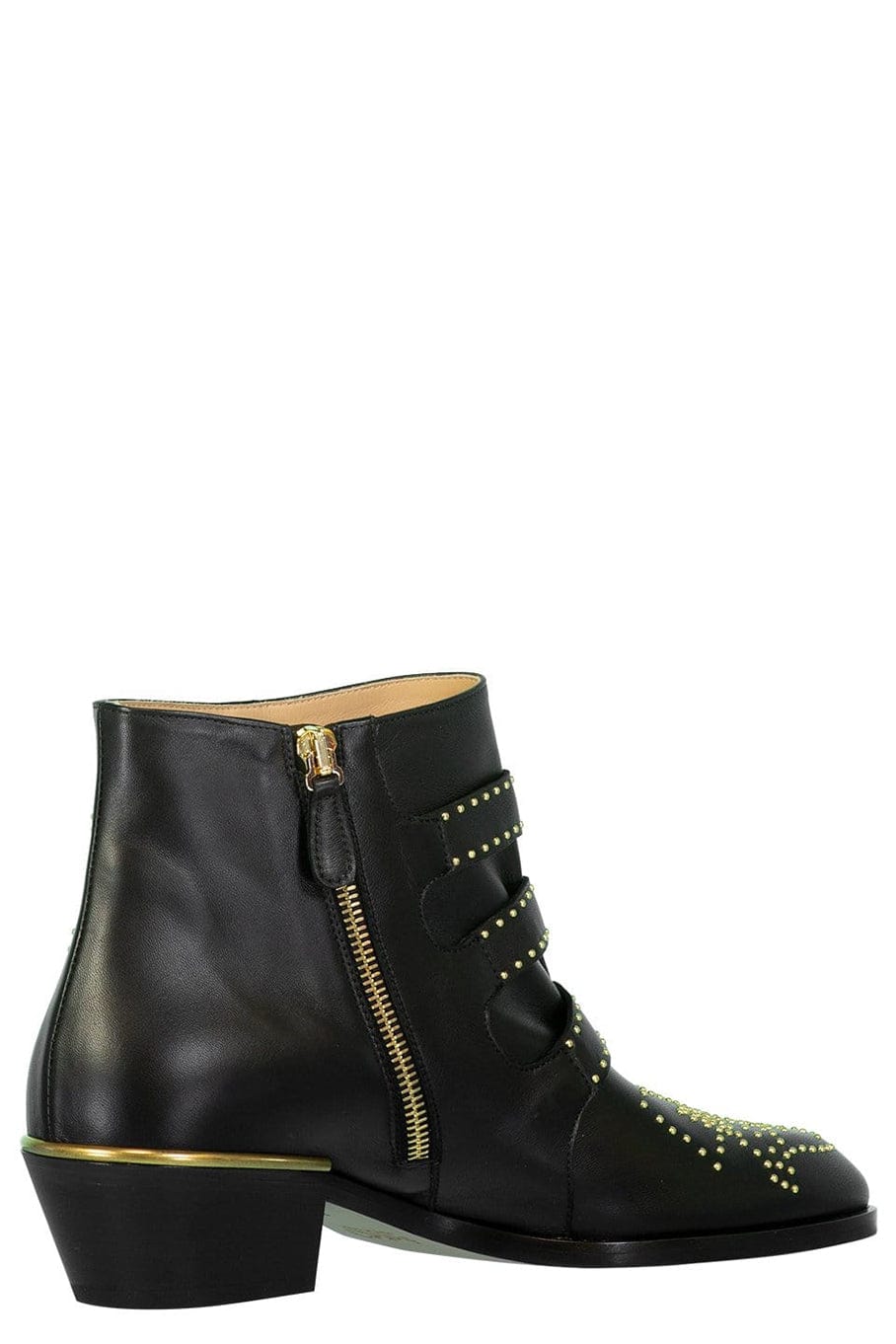 CHLOÉ-Embellished Western Boot-