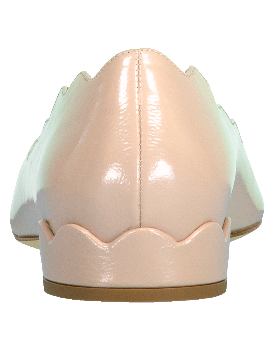 CHLOÉ-Lauren Scalloped Ballerina Flat-