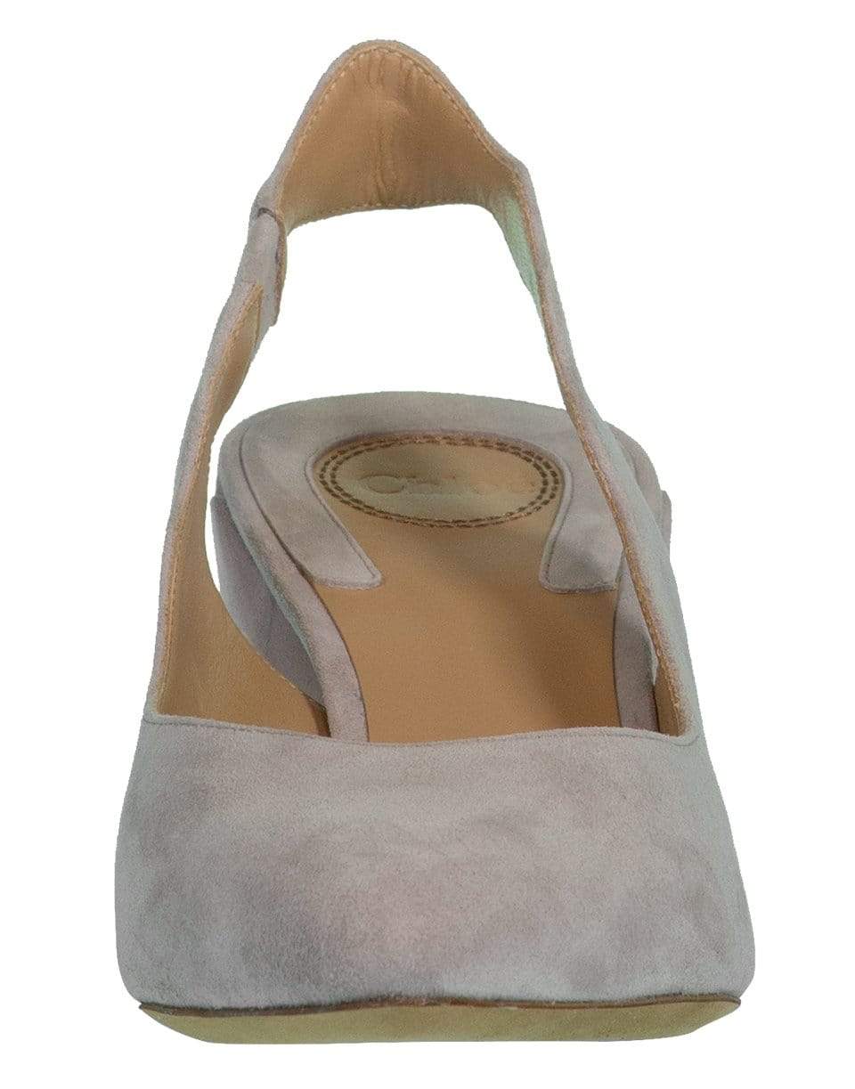 CHLOÉ-Laurena Scalloped Slingback Pump-