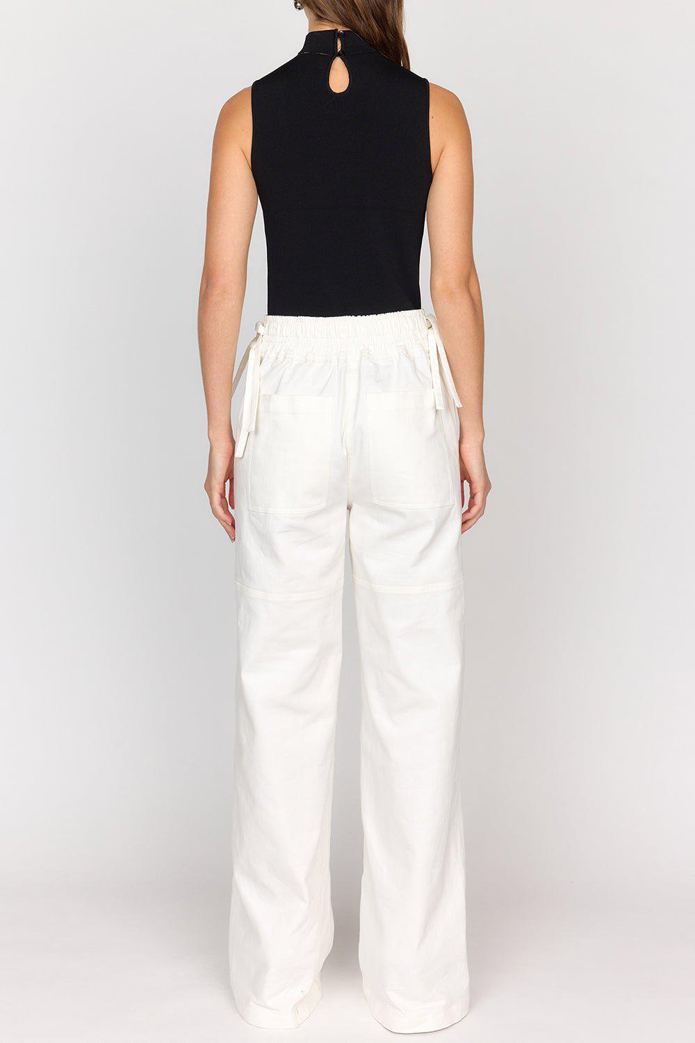 CHRISTY LYNN-Dylan Pant - White-