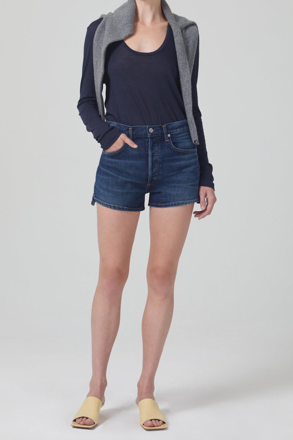 CITIZENS of HUMANITY-Marlow Vintage Shorts - Schnaps-