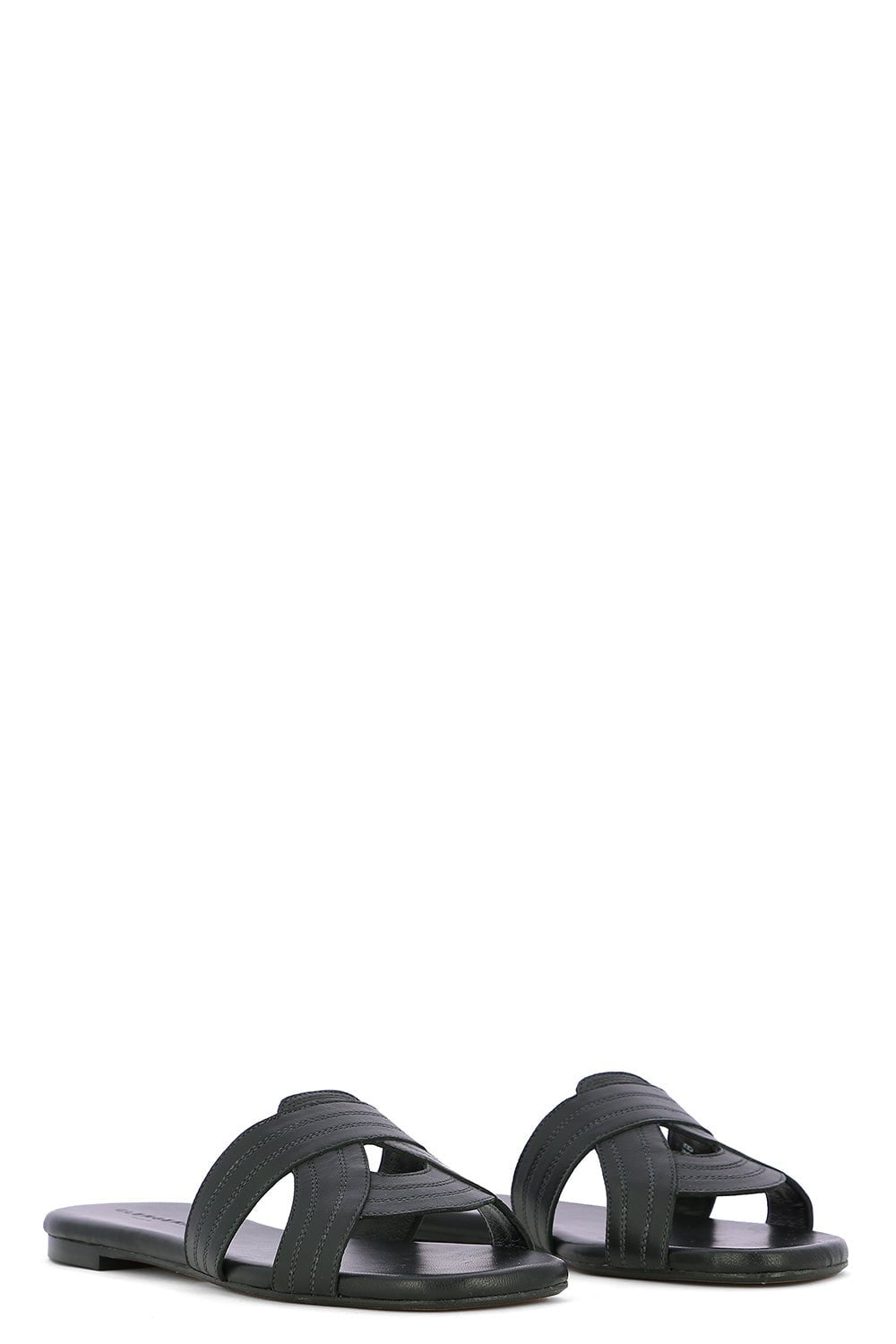 CLERGERIE-Ivory Slide - Black-