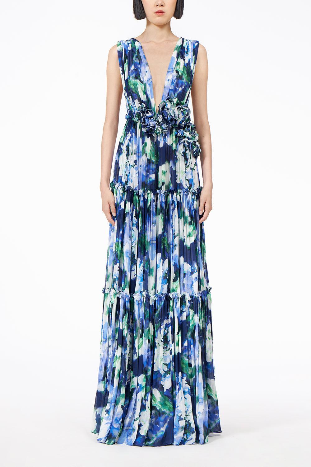 Arella Gown-MLTIBLUE-36-CLOTHINGDRESSGOWN-COSTARELLOS