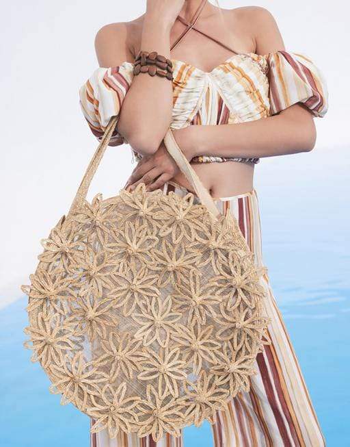 CULT GAIA-Natural Tan Lani Tote-NATURAL