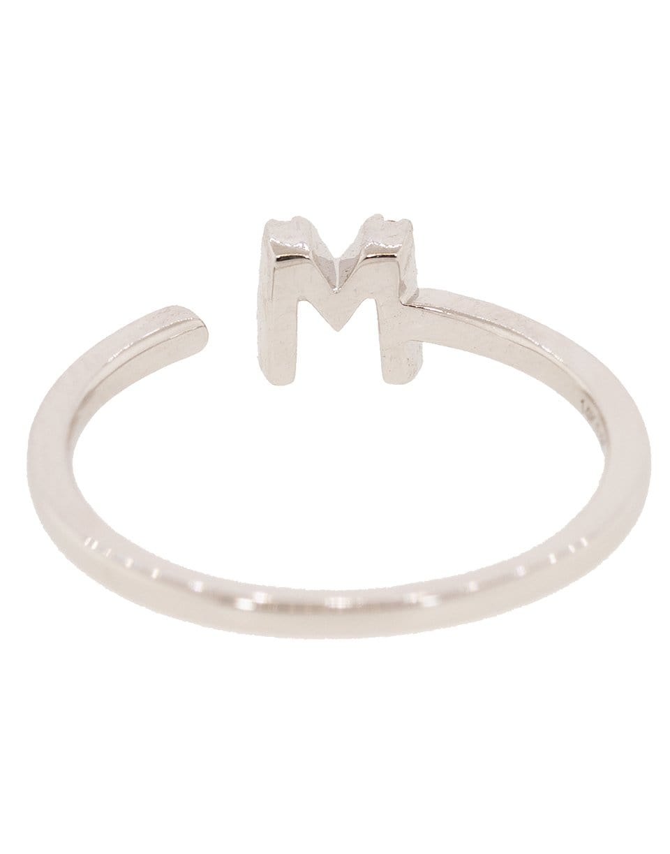 DANA REBECCA DESIGNS-M Diamond Pave Initial Ring-