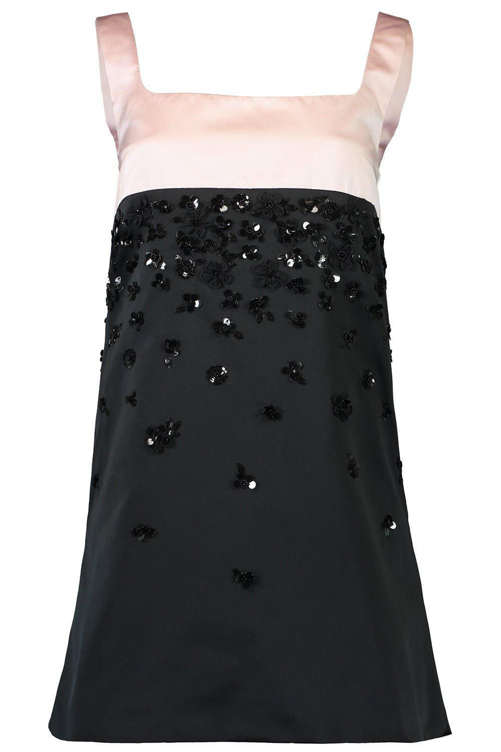Colorblock Sequin Mini Dress