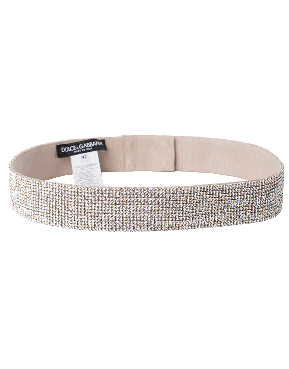 DOLCE & GABBANA-Crystal Belt-