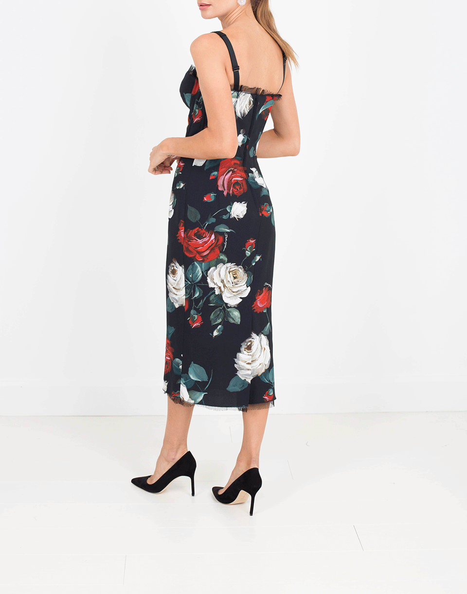 DOLCE & GABBANA-Cady Dress With Bustier-