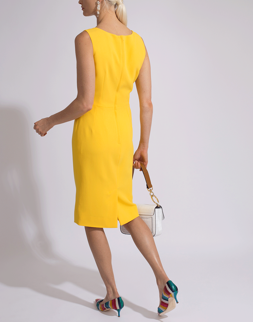 DOLCE & GABBANA-Fitted Cady Dress-