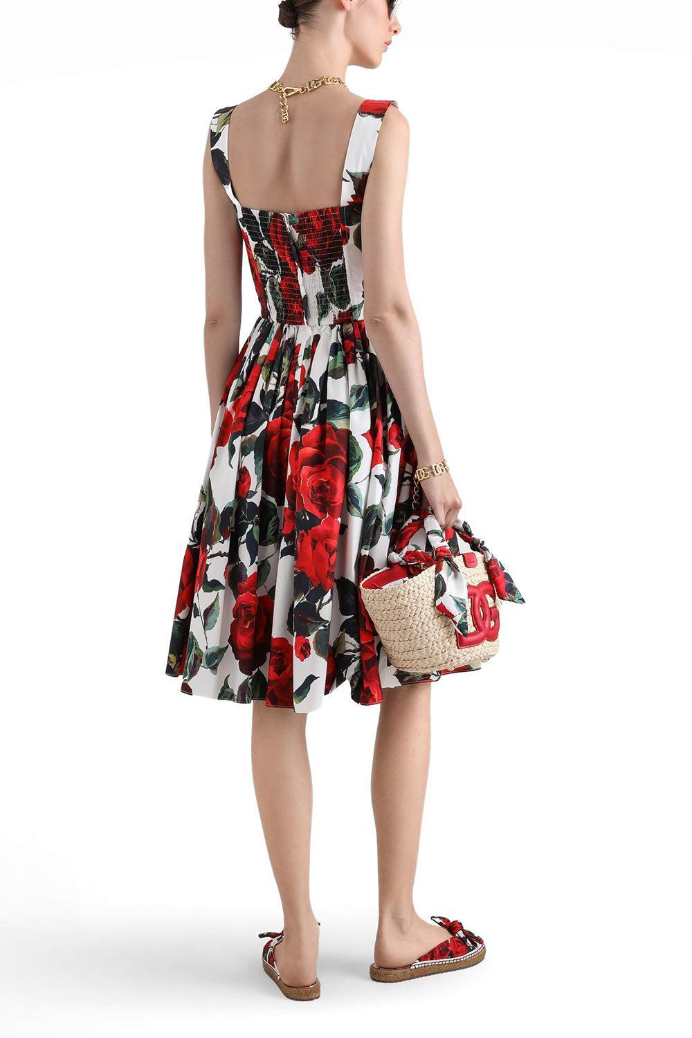 Midi Tank Dress-ROSA-40-CLOTHINGDRESSCASUAL-DOLCE & GABBANA