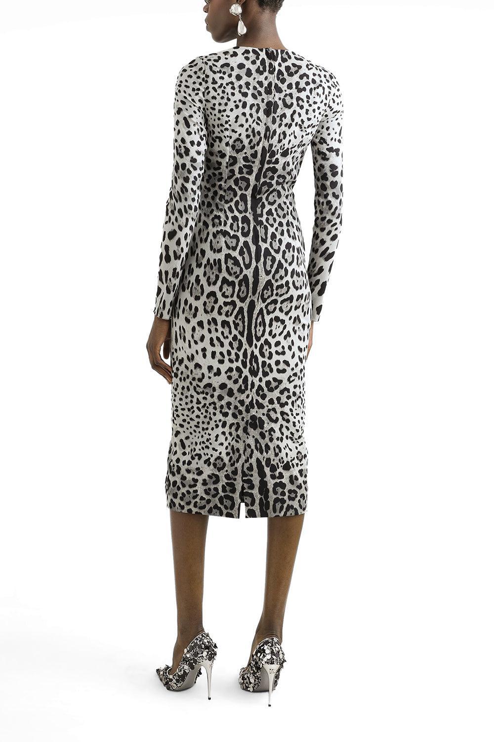 Leopard Print Midi Dress-LEONRGRI-38-CLOTHINGDRESSCOCKTAIL-DOLCE & GABBANA