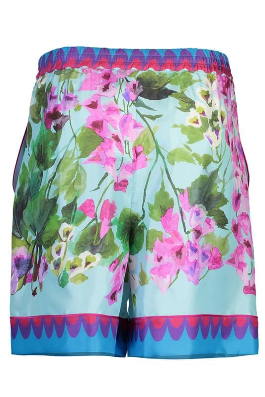 DOLCE & GABBANA-High Waist Twill Shorts-