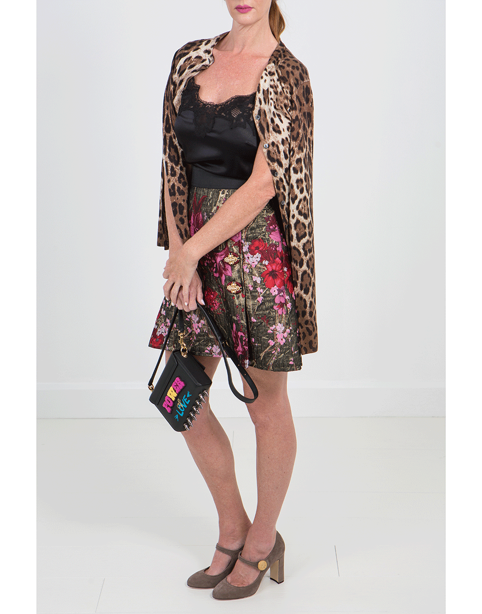 DOLCE & GABBANA-Brocade Skirt-