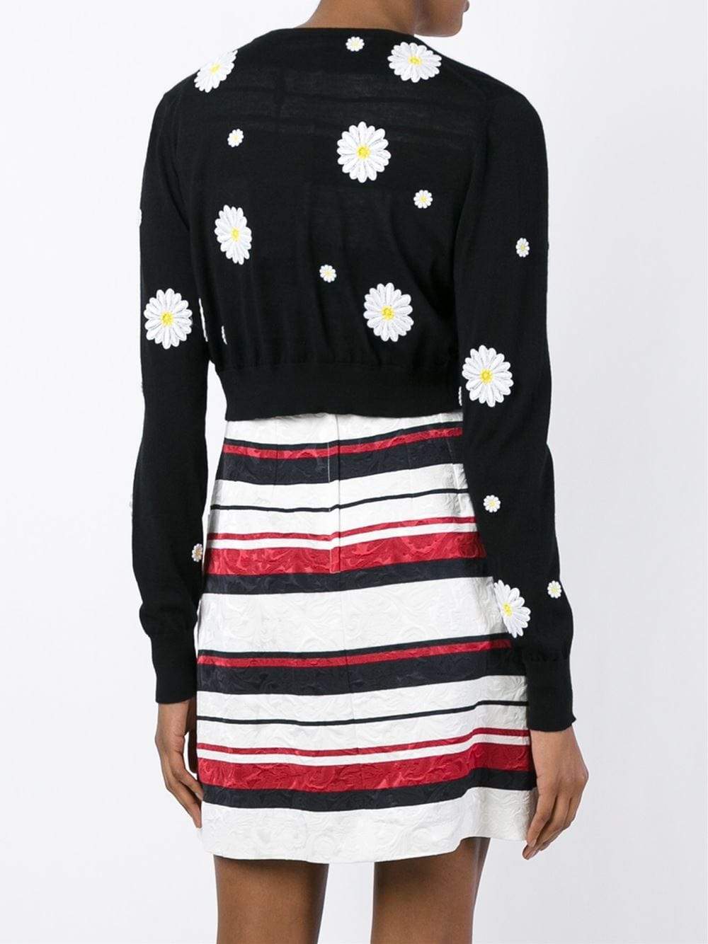 DOLCE & GABBANA-Daisy Cropped Cardigan-