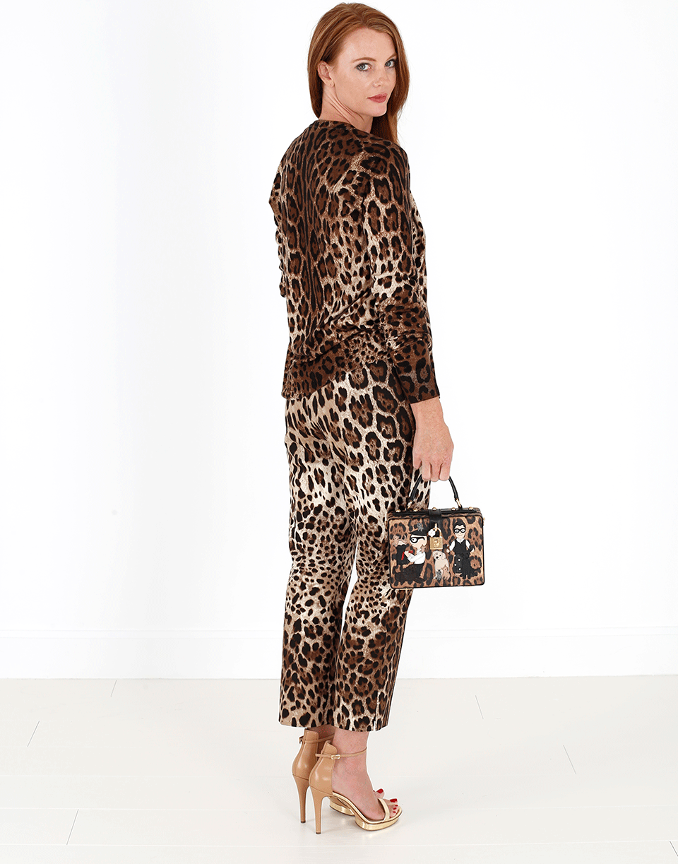 DOLCE & GABBANA-Leopard Cardigan-