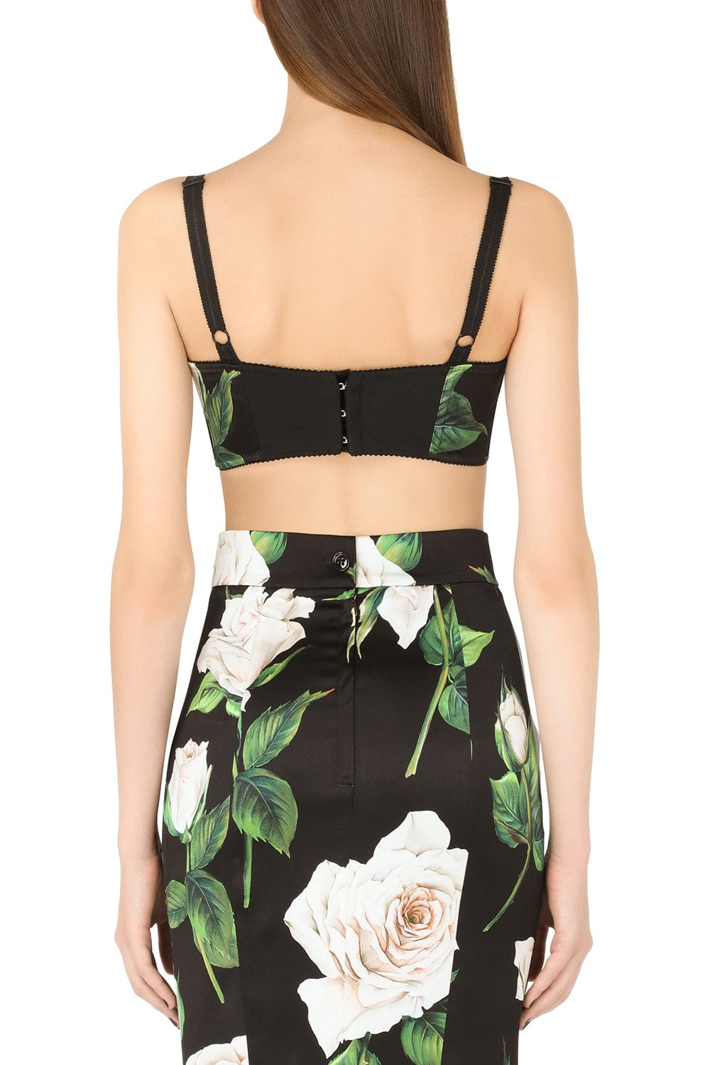 DOLCE & GABBANA-Sweetheart Neck Bralette Top-