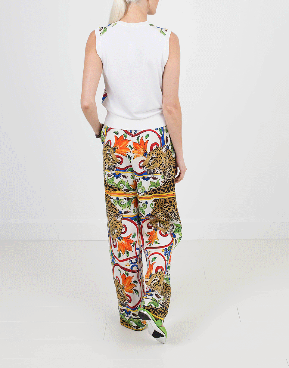 DOLCE & GABBANA-Maiolica Knit Tank-