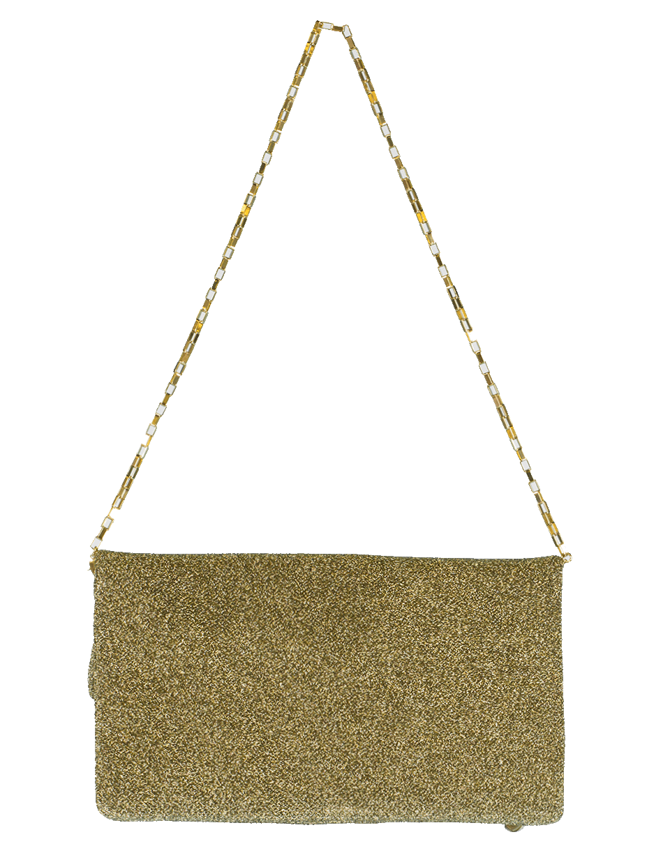 DOLCE & GABBANA-Foldover Clutch-GOLD
