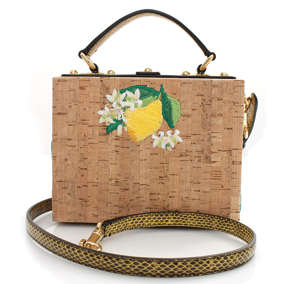 DOLCE & GABBANA-Dolce Box Bag-LEMON