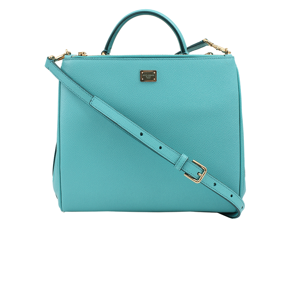 DOLCE & GABBANA-Mini Top Handle Bag-TURQUOIS