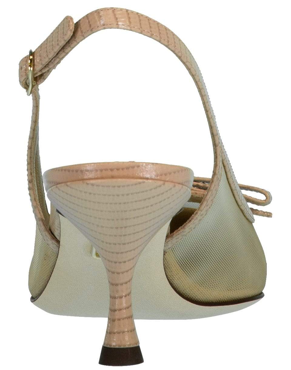 DOLCE & GABBANA-Nude Lori Slingback-