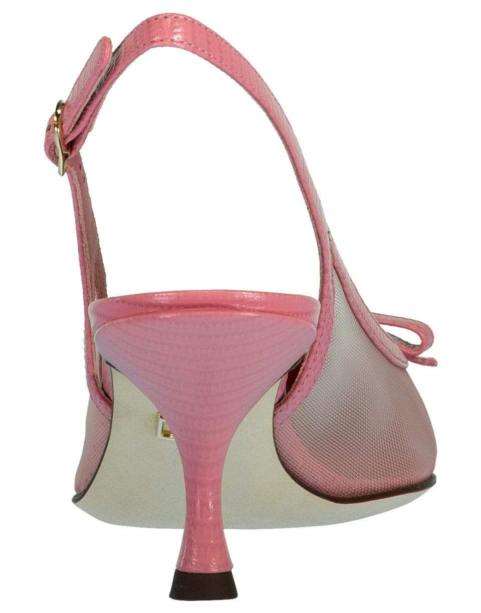 DOLCE & GABBANA-Rosa Lori Slingback-