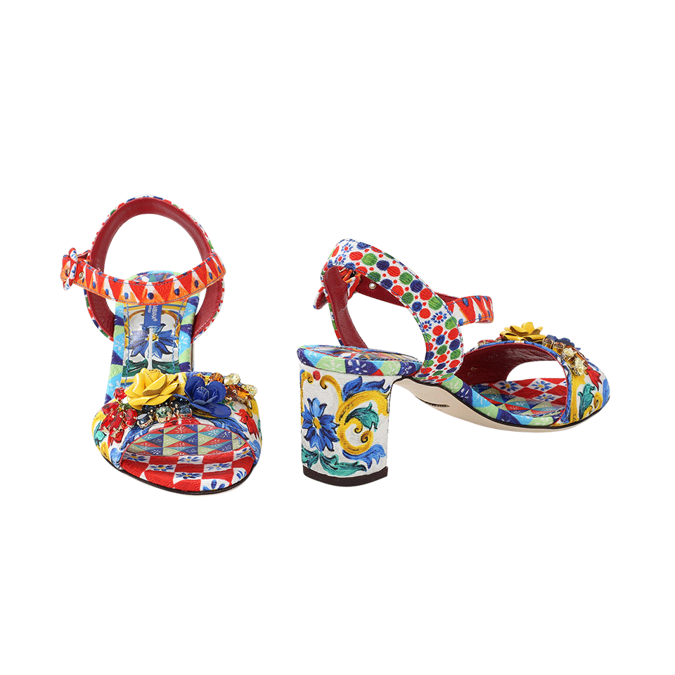 DOLCE & GABBANA-Maiolica Sandal-