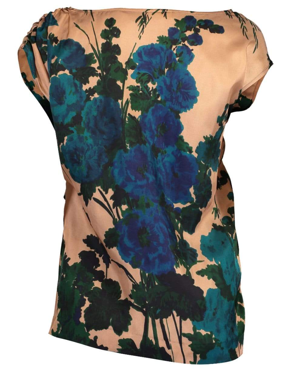 DRIES VAN NOTEN-Ceto Floral Print Top-